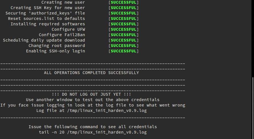 Execution Succeeded 3 Success With Credentials Hidden - Execution Succeeded 3